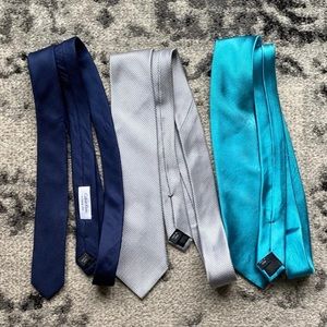 Three Men's Calvin Klein Ties